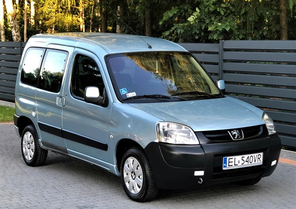 Peugeot Partner cena 8900 przebieg: 383592, rok produkcji 2007 z Pabianice małe 154